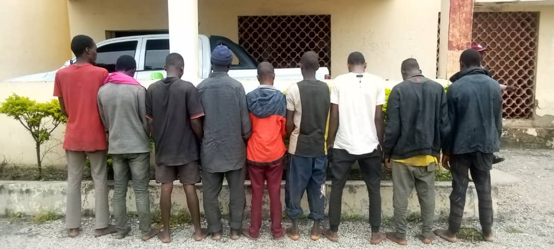 NSCDC nabs 11 suspects for vandalising railway sleepers in Bauchi