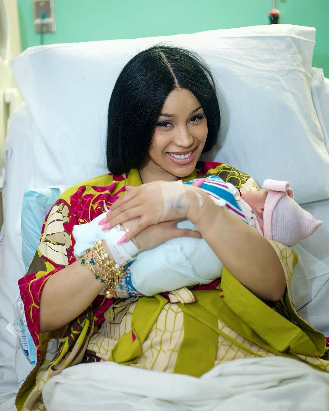 Cardi B Shares Heartwarming Moments with Her Newborn Daughter