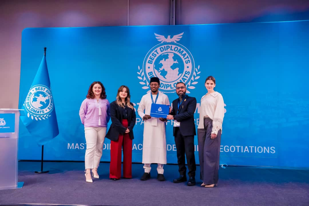 Bauchi Commissioner, Gamawa, receives award for leadership at UN simulation conference