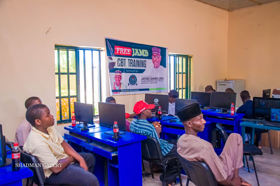 Lawmaker Leko sponsors JAMB forms for 300 candidates, trains 260 on CBT in Bauchi